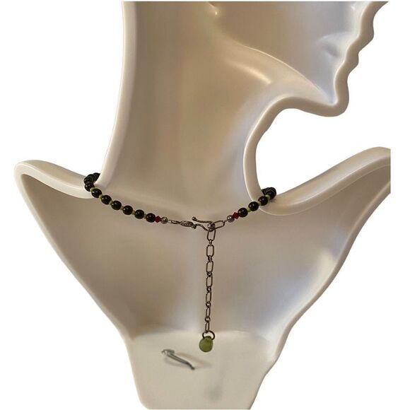 Gorgeous & One of a Kind Juried Artisan Created Polymer Clay 2 sided Necklace. - Picture 7 of 7